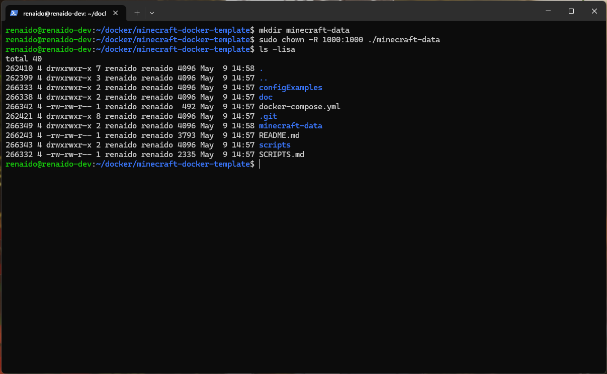 Configurando permisos