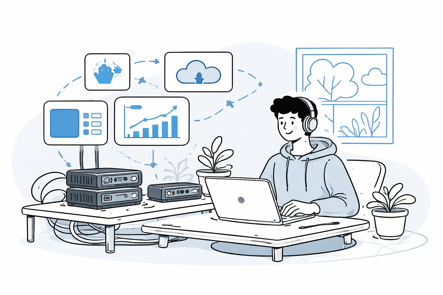 Ilustración de homelab